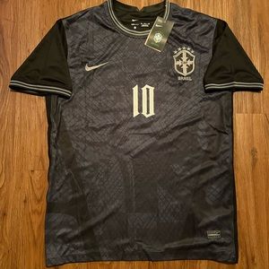 Brazil Blackout Jersey. Neymar Jr